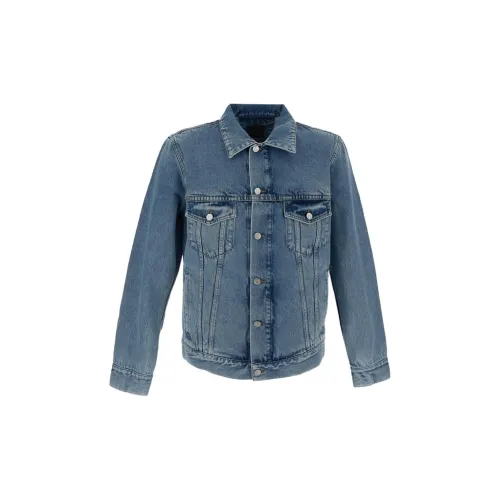 Givenchy Denim Jackets Men Blue