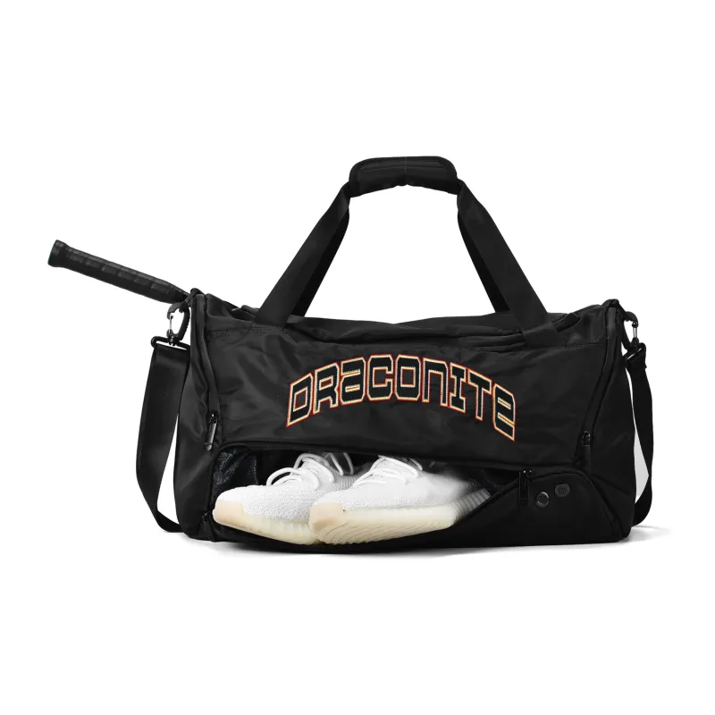 DRACONITE Polyester Handbag Gym Bag Large Size Unisex White-9