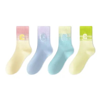 SALOATO Knee High Socks Women's 4 Pack