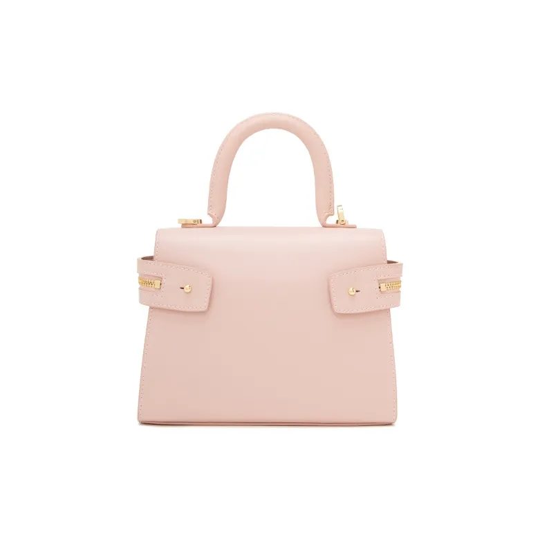 ELLE Leather Crossbody Bag Regular Women's Black/Red/Pink-10
