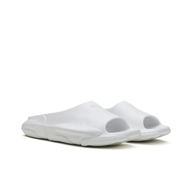 EQLZ EQUALIZER Oasis Quiet Abrasion Resistant Slide Slippers Unisex Devil White-2