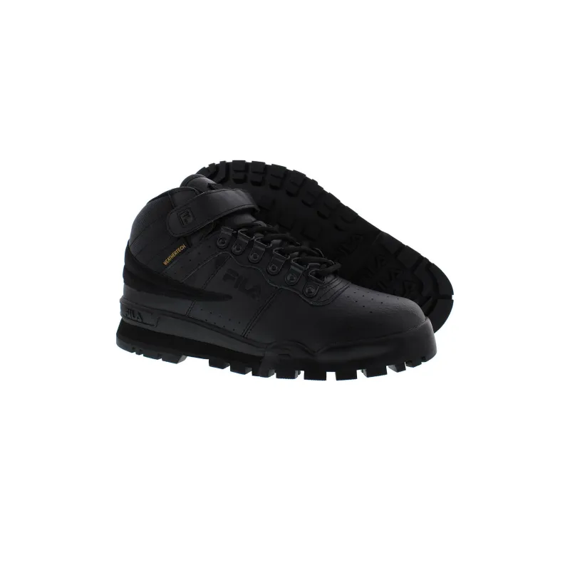FILA F 13 Weather Tech Slip Resistant Warm Mid Top Casual Shoes Men's Black-4