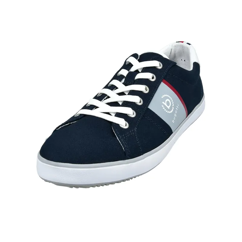 Bugatti Low-Top Skateboard Shoes Men's Marine Blue-2
