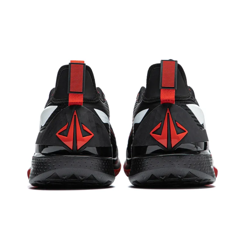 LINING JB2 Basketball Shoes Men Low Top Black/Standard White-5