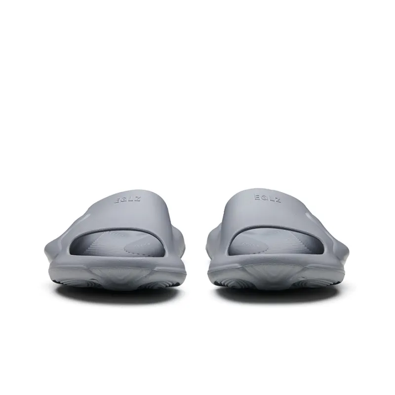 EQLZ EQUALIZER Oasis Quiet Abrasion Resistant Slide Slippers Unisex Phantom Gray-4