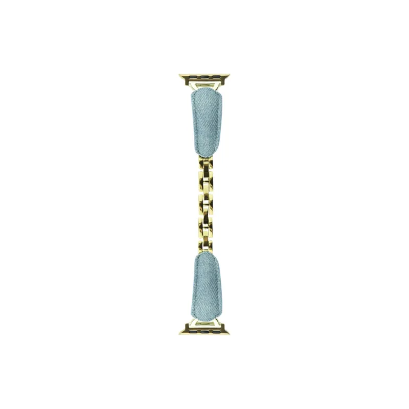 Yu Qing Watch Band Apple Compatibility Denim Material-4