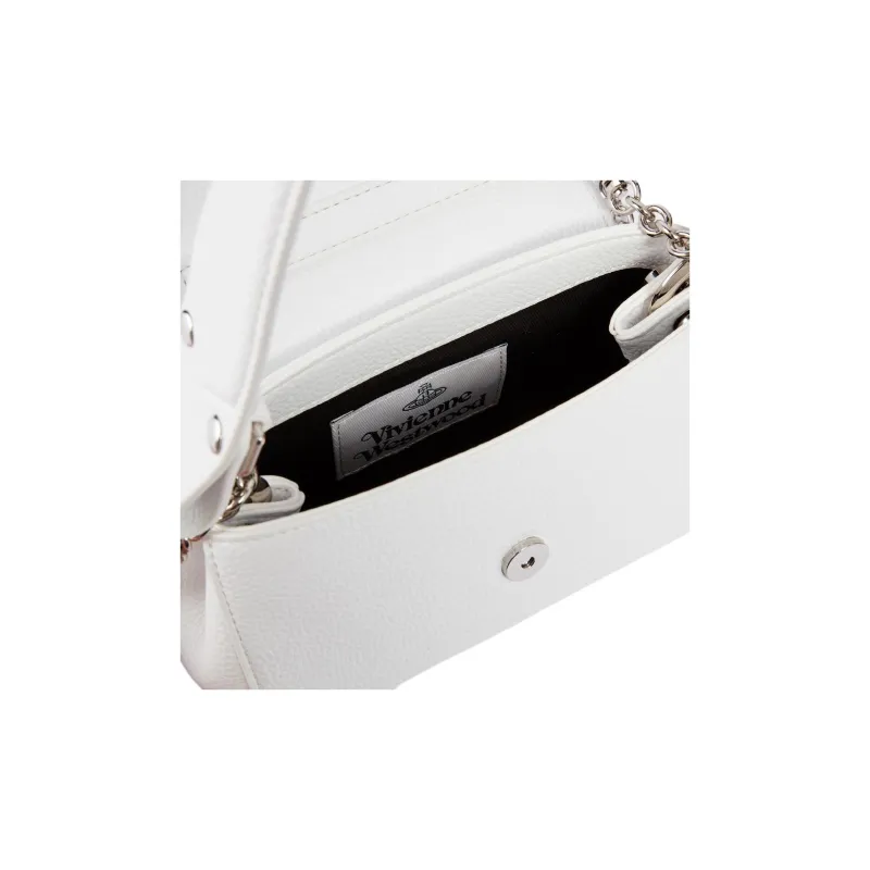 Vivienne Westwood HAZEL Vegan Leather Handbag, Shoulder Bag, Crossbody Bag Women's White-2