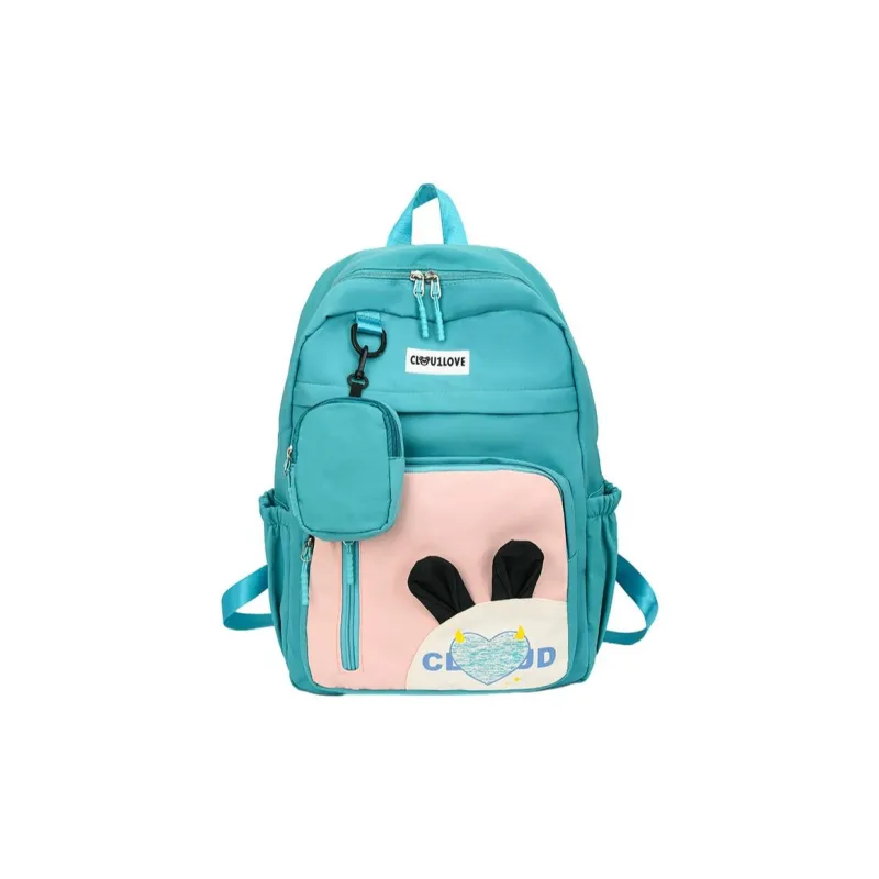 FAMAN Nylon Macaron Color Large Capacity Backpack Cute Trendy Fashion Bag Women's-10