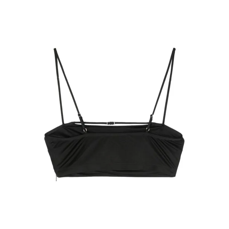 DSQUARED 2 Spaghetti Strap Cropped Top-1