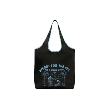 FILA Polyester With Polyurethane One Shoulder Handbag Unisex Black