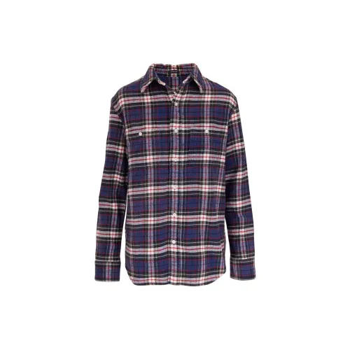 R13 Check Button-up Shirt