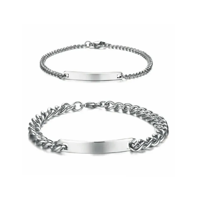 RINGLOVE Titanium Steel Bracelets Unisex-0