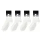 4-Pack White & Black