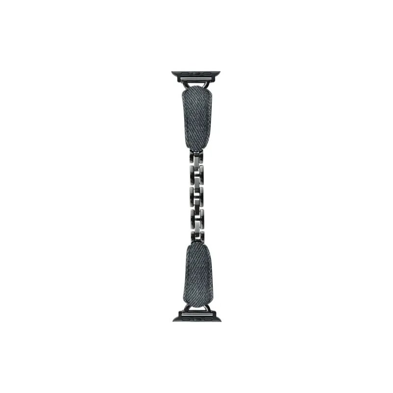Yu Qing Watch Band Apple Compatibility Denim Material-7