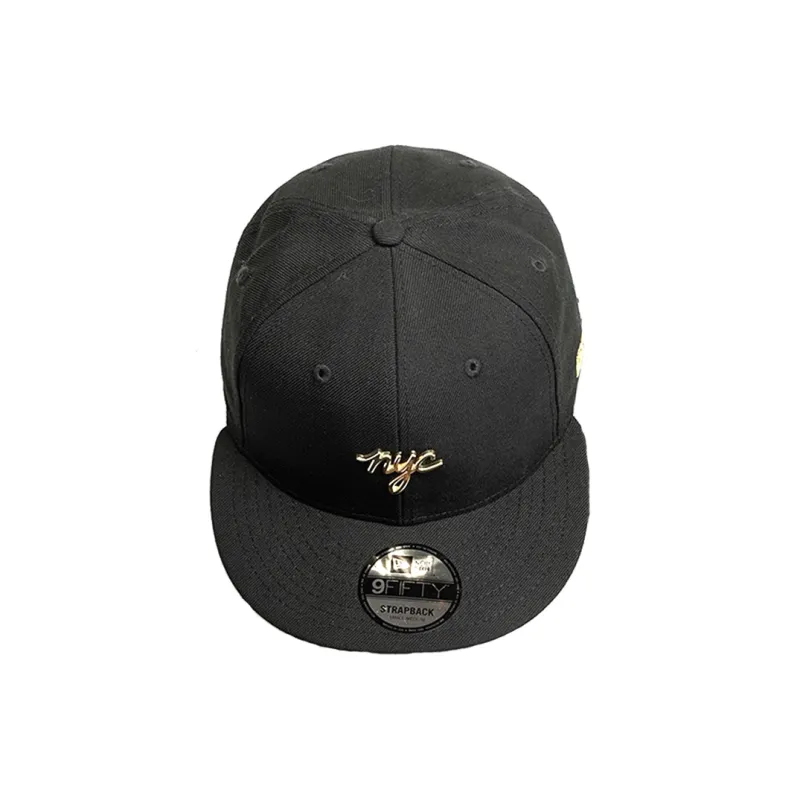 New Era Wool, Cotton Baseball Caps Unisex Black-0