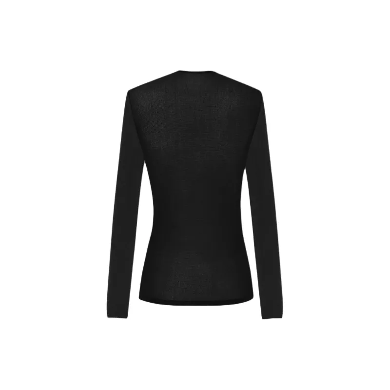 SAINT LAURENT Scoop neck Knitted Jumper-1