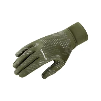 SALOMON Polyester Gloves Unisex Green
