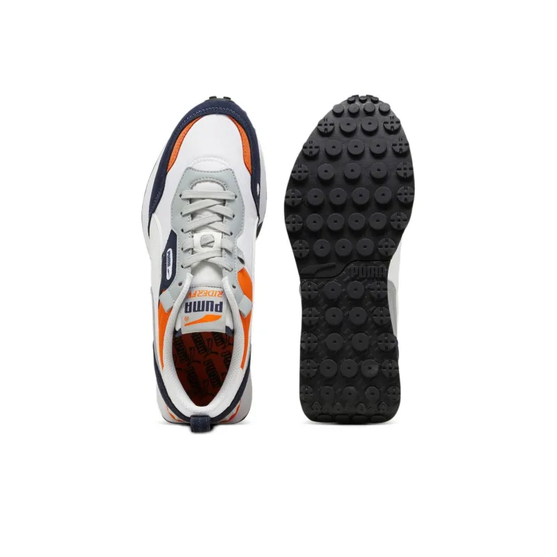 PUMA Rider FV 'Future Vintage Cushioned Slip-Resistant Low-Top Casual Shoes Unisex Blue White Orange-3