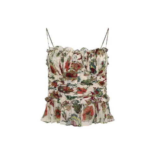 Ulla Johnson Amabel Floral-print Silk Top