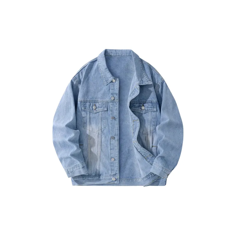MIIRACER Denim Jackets Unisex Black-12