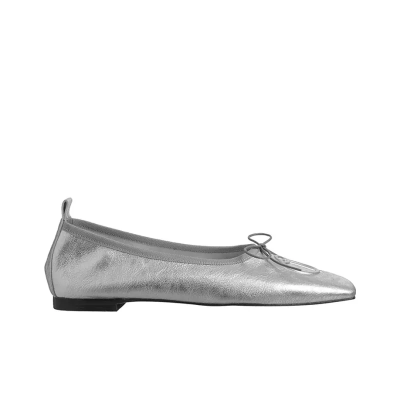Open Yy Casual Single Shoes Women's Silver-1
