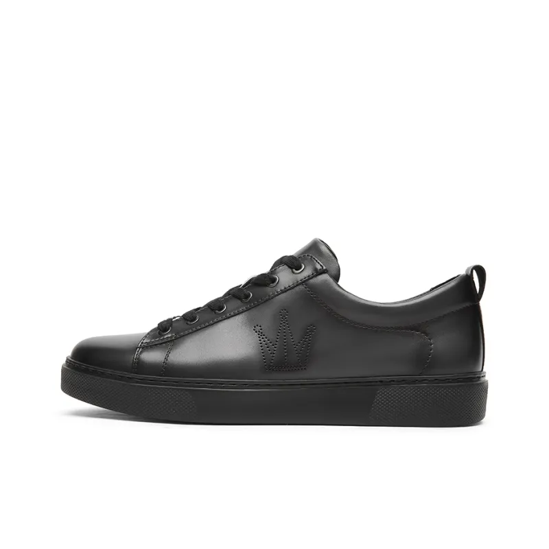 CROWN Wear-Resistant Low-Top Skateboard Shoes Men's-0