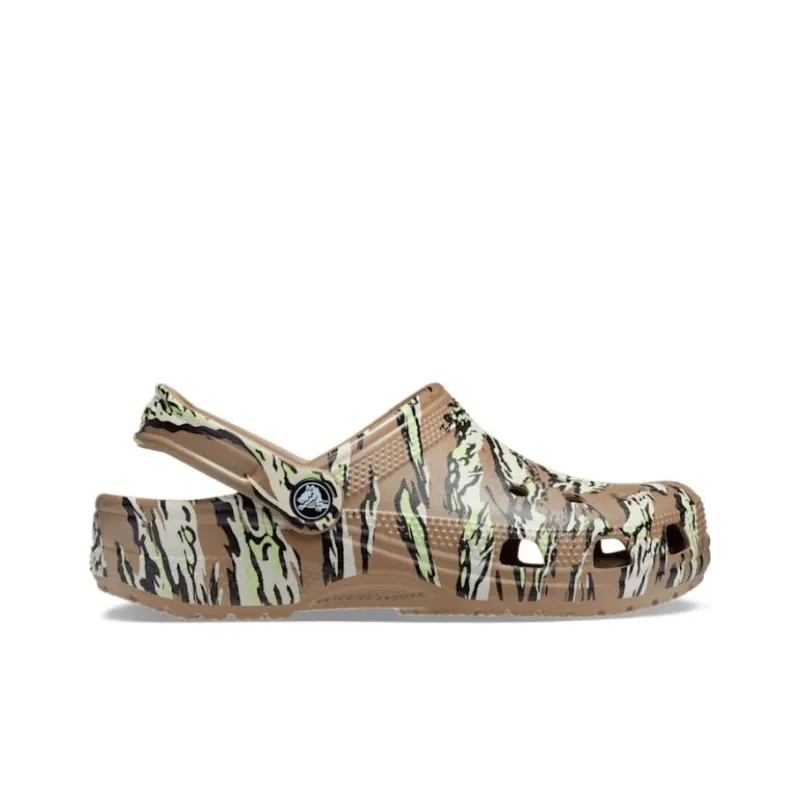 Crocs Unisex Classic Printed Camo Clog Clogs Unisex Brown-1