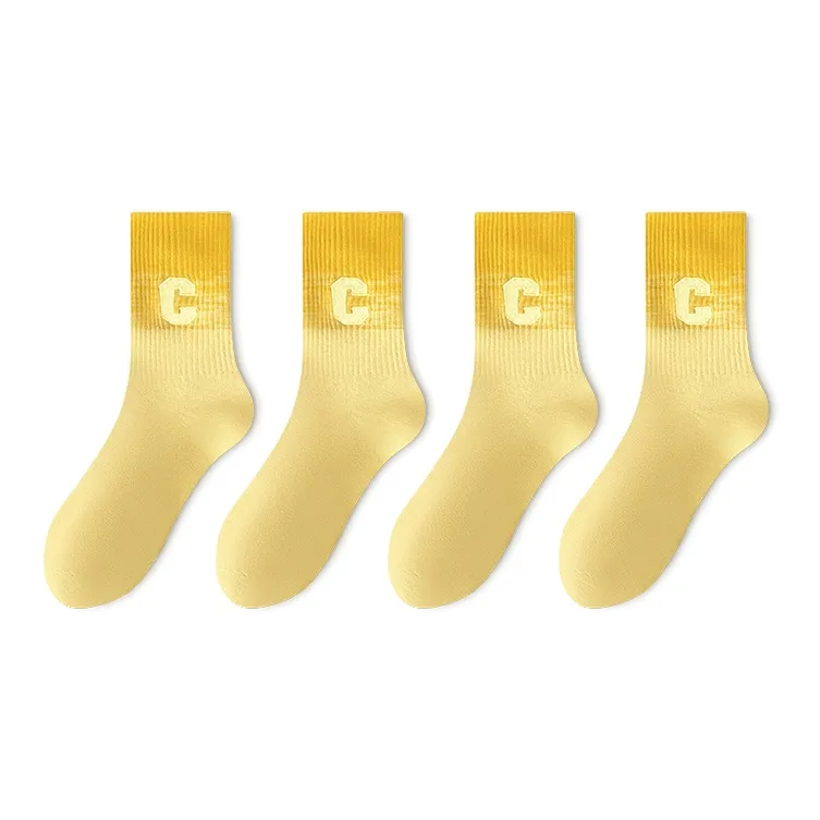 SALOATO Knee High Socks Women's 4 Pack-32