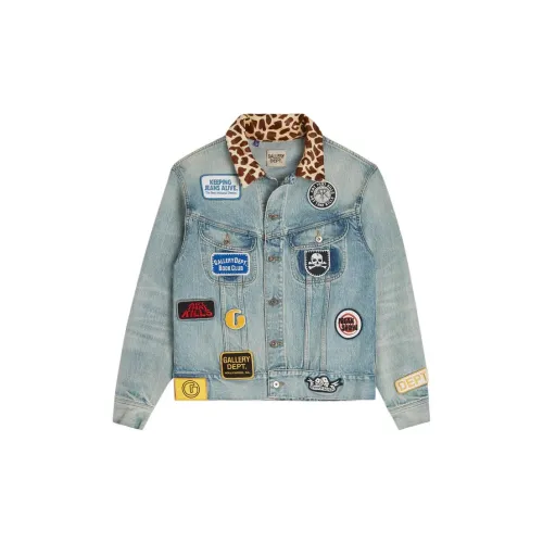 Gallery Dept. Denim Jackets Unisex Light Blue