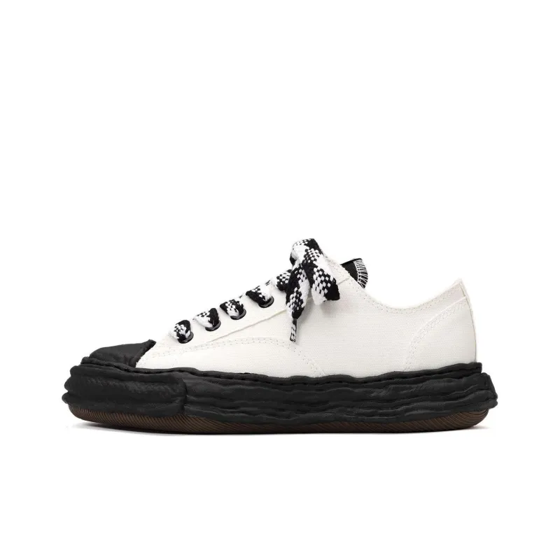 Maison MIHARA YASUHIRO Peterson 23 Og Sole Canvas Low White Black-2