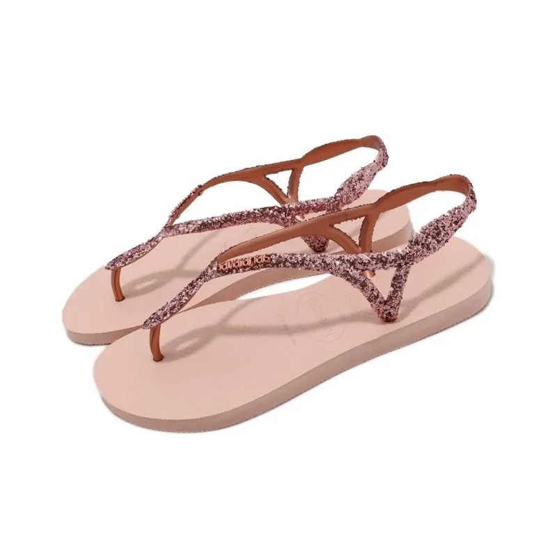 Havaianas Rubber Sole Slip Resistant Quick Dry Flip Flops Women's Pink-2