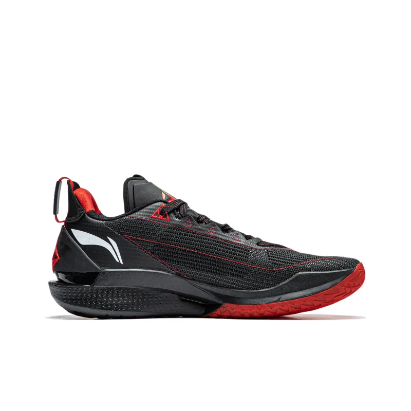 LINING JB2 Basketball Shoes Men Low Top Black/Standard White-1