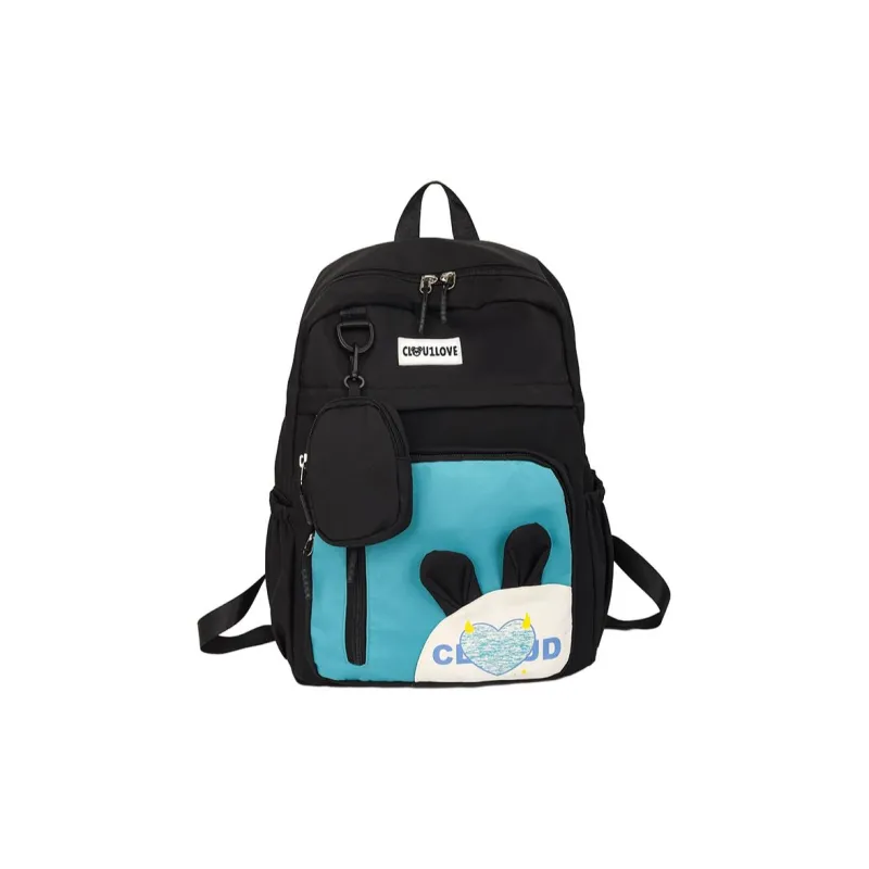 FAMAN Nylon Macaron Color Large Capacity Backpack Cute Trendy Fashion Bag Women's-4