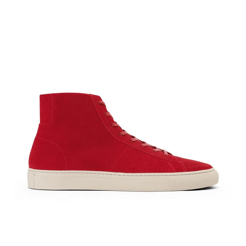 PANE Bamboo Path SB High Top Collection AKIRA Slip Resistant Skateboard Shoes Unisex Red-1