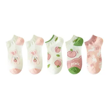 MIIOW Ankle Socks Women's 5 Pack