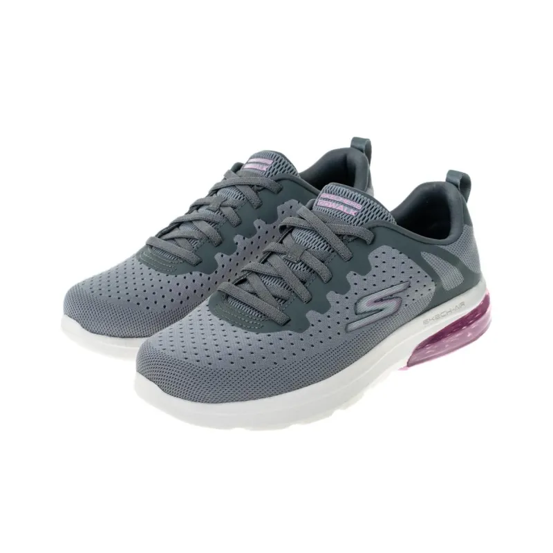 Skechers Go Walk Air 2.0 Cushioned Wear-Resistant Slip-Resistant Low-Top Casual Shoes Women's Gray Green-1