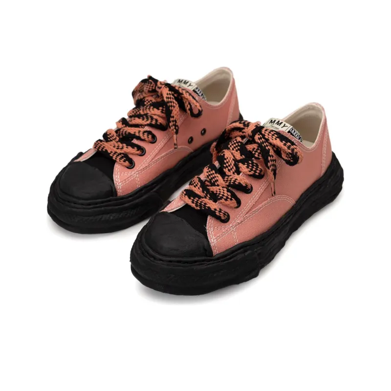 Maison MIHARA YASUHIRO Peterson 23 Og Sole Canvas Low White Black-7