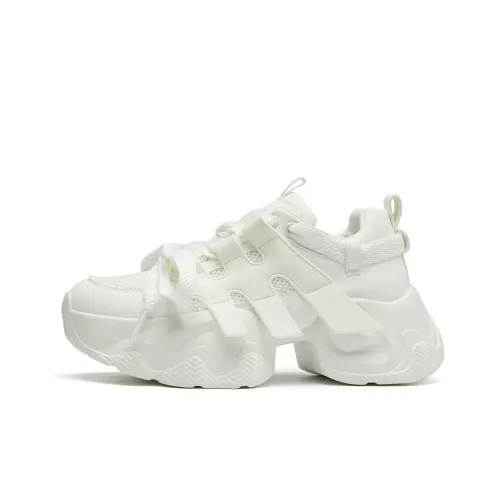 La Chapelle Height Increasing Lightweight Low Top Chunky Sneakers Women's