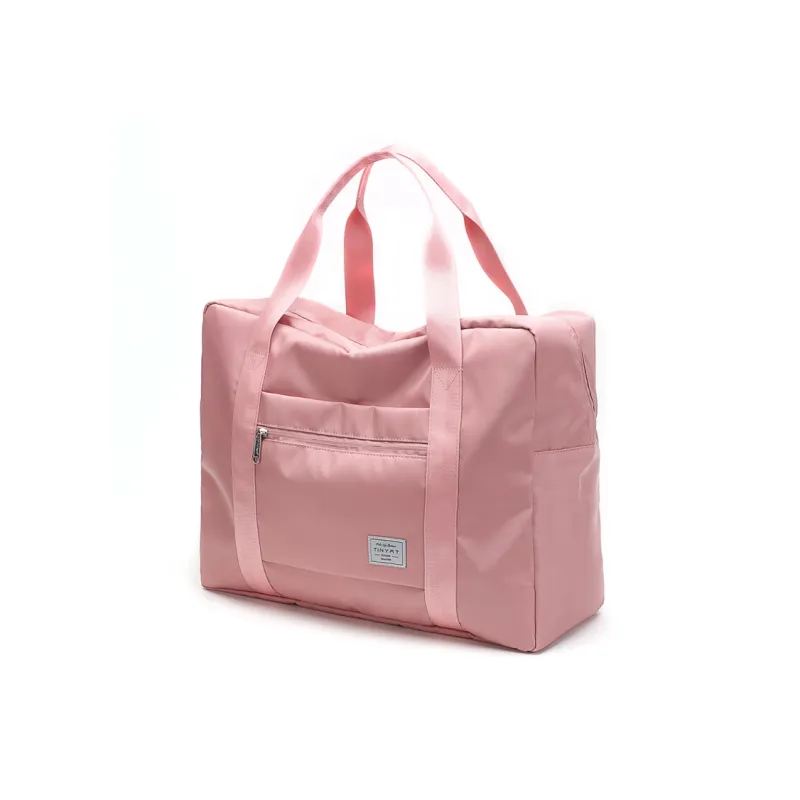 TINYAT Polyester Travel Bag Regular Unisex Gray/Black/Pink/Purple/Khaki-7