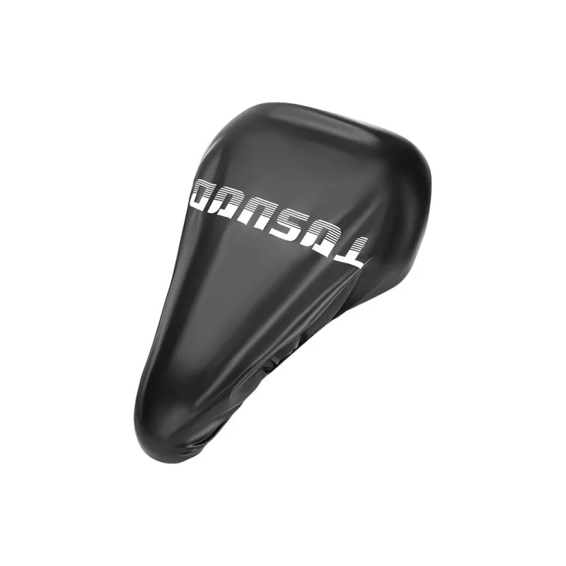 TOSUOD Cycling Gear Bike Seat Cushion Rain Cover PU Black-0