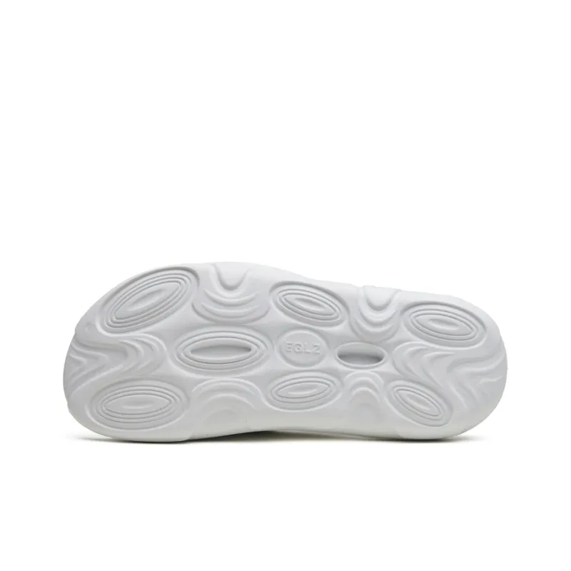 EQLZ EQUALIZER Oasis Quiet Abrasion Resistant Slide Slippers Unisex Devil White-6