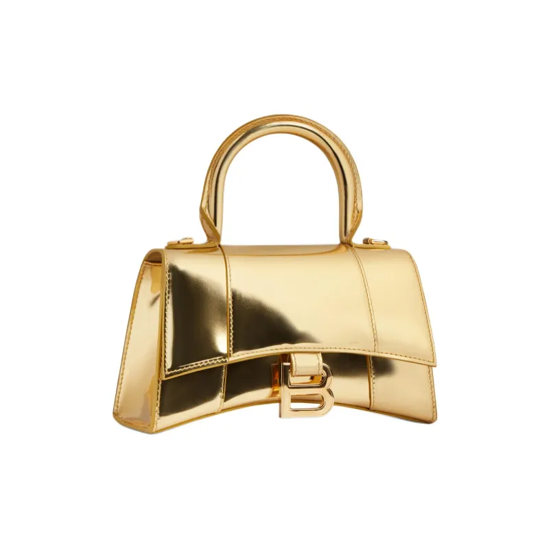 Balenciaga Hourglass Mirror Effect Xs Handbag-2