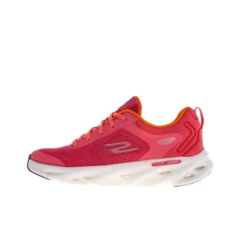 Skechers GO RUN Swirl Tech Speed Anti Slip Wear Resistant Low Top Running Shoes Women's Red