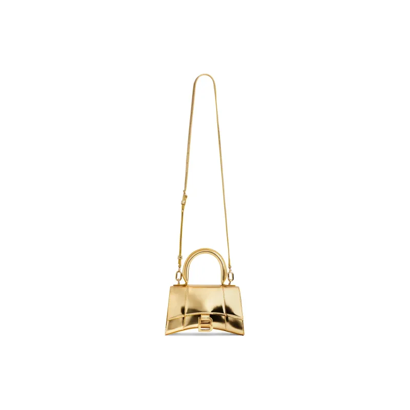 Balenciaga Hourglass Mirror Effect Xs Handbag-1