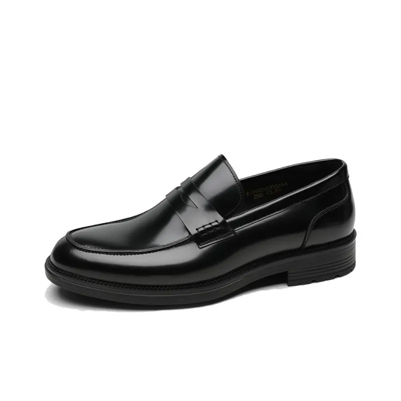CROWN Loafers Men's Black One Yard Larger-1