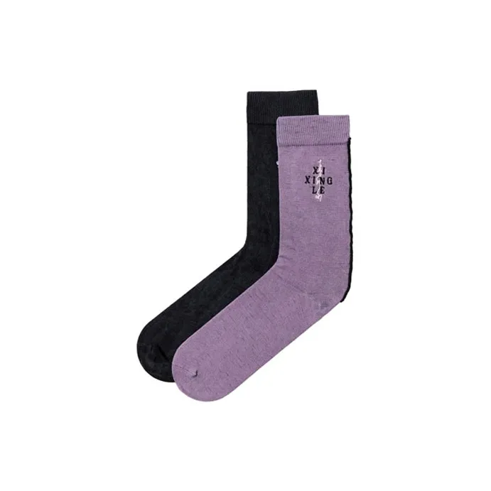ZARA x XI XING LE SS24 Mid-Calf Socks Men's 2 Pack-0