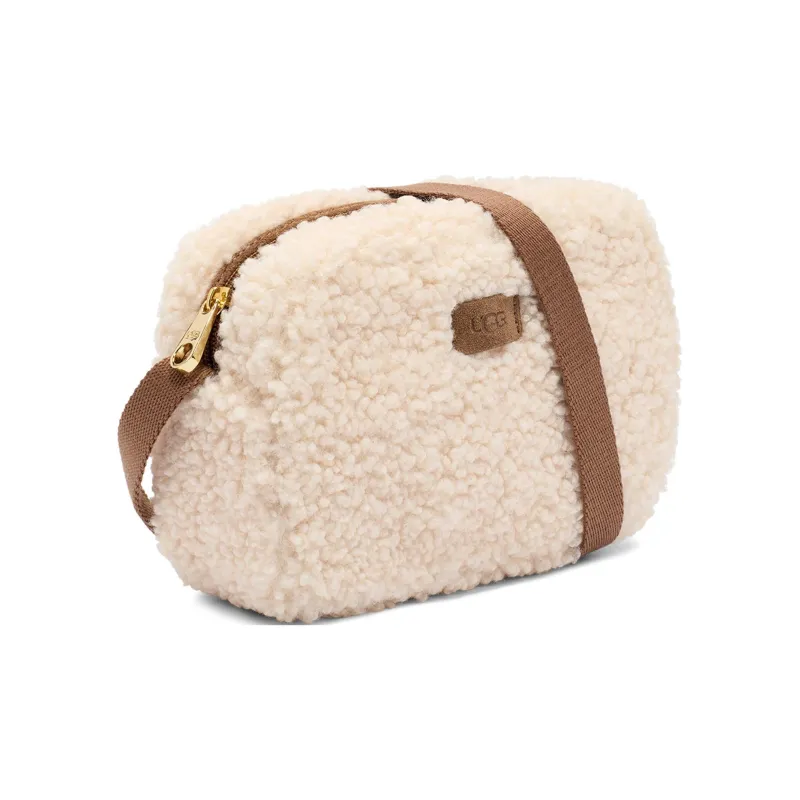 UGG Polyester Sherpa Blend Shoulder Bag Crossbody Bag Women's Natural-1