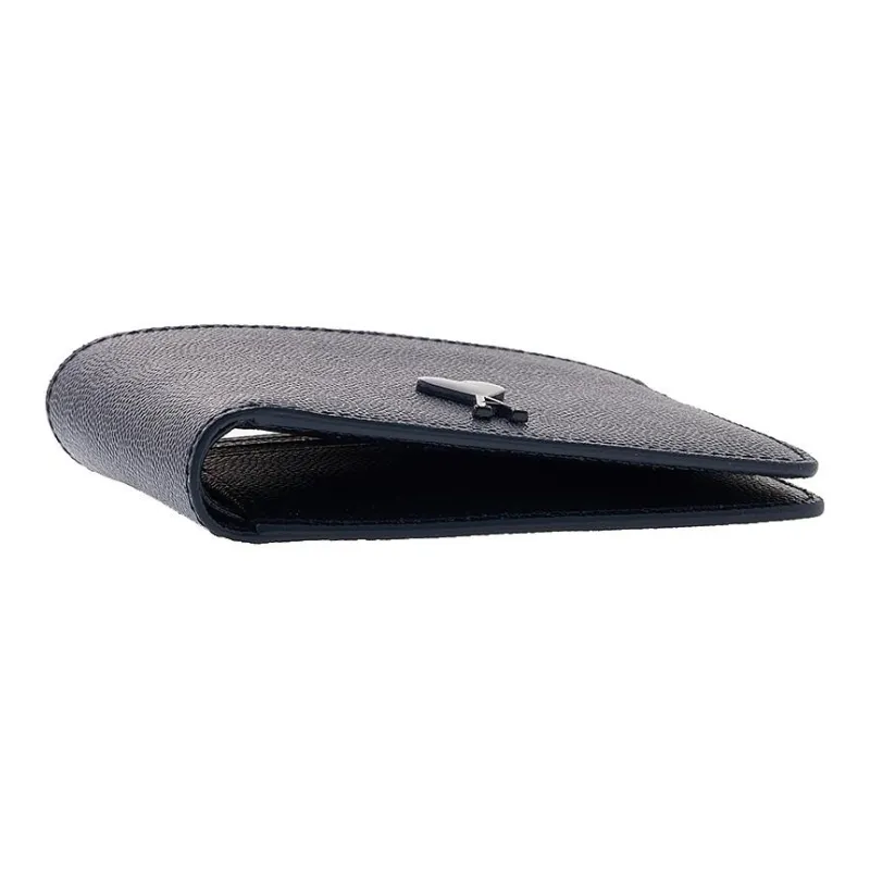 AMIPARIS De Coeur Calfskin Wallet Men's Marine Blue-5