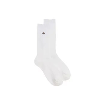 Vivienne Westwood Knee-High Socks Unisex 1 Pack White