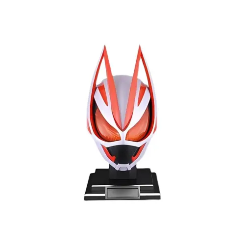 BANDAI Kamen Rider Character GEATS Arctic Fox 20cm Glow in The Dark Head Sculpture Ornament Assembled Models